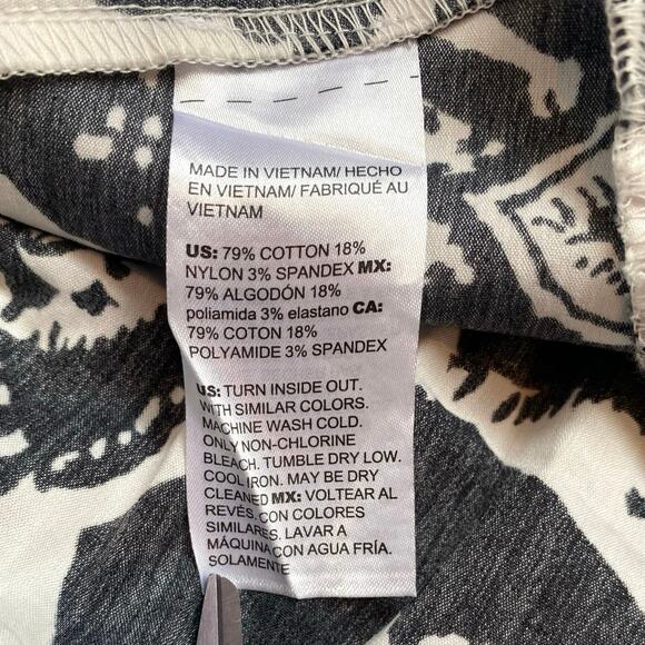 NEW CHICO’S Puff Sleeve Tiered Maxi Dress SZ 16 Pockets Poplin Floral Boho Beach - Picture 11 of 11